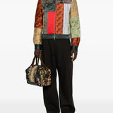 DRIES VAN NOTEN - Men Multicolor Patchwork Jacket