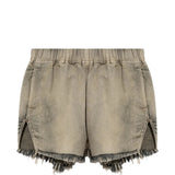Grey shorts, front view