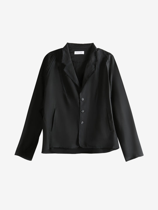 Black jacket, front view