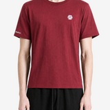 Red t-shirt, full body view