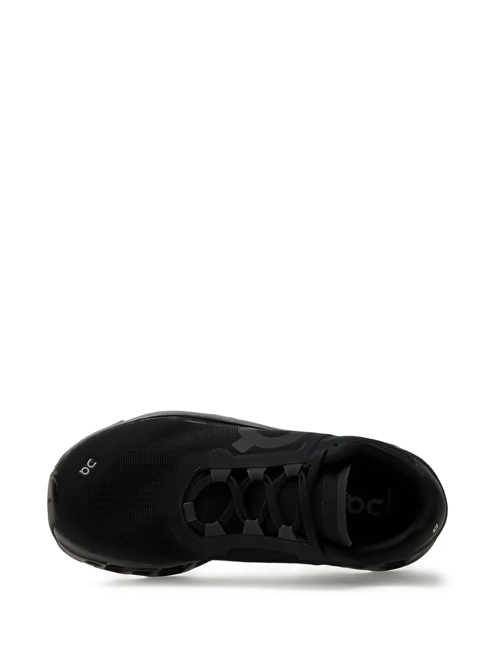 Black sneakers, front view