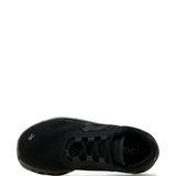 Black sneakers, front view
