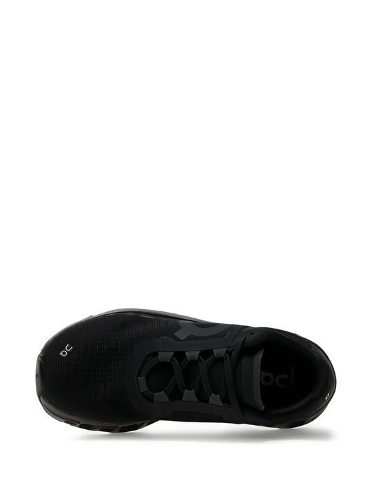 Black sneakers, front view