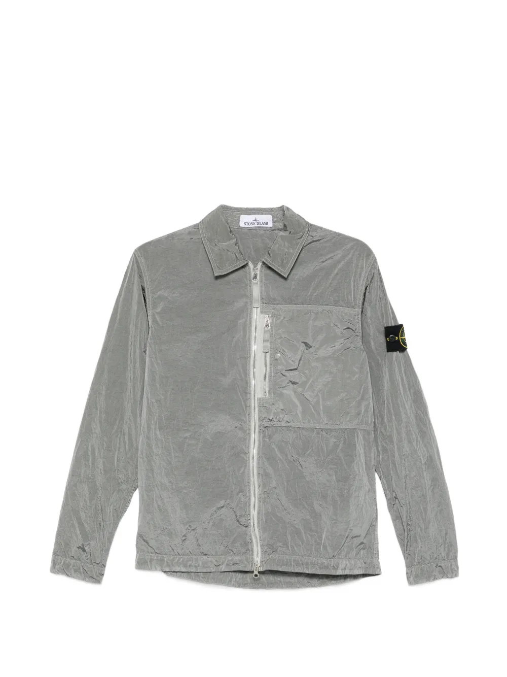 Grey coat, front view