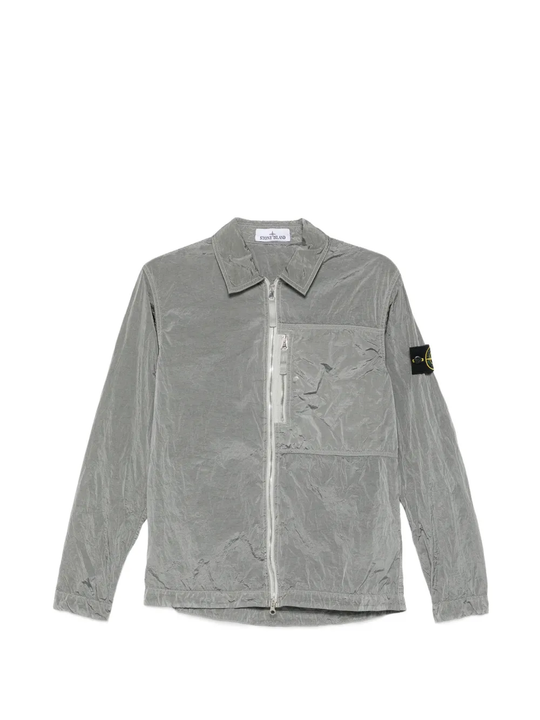 Grey coat, front view