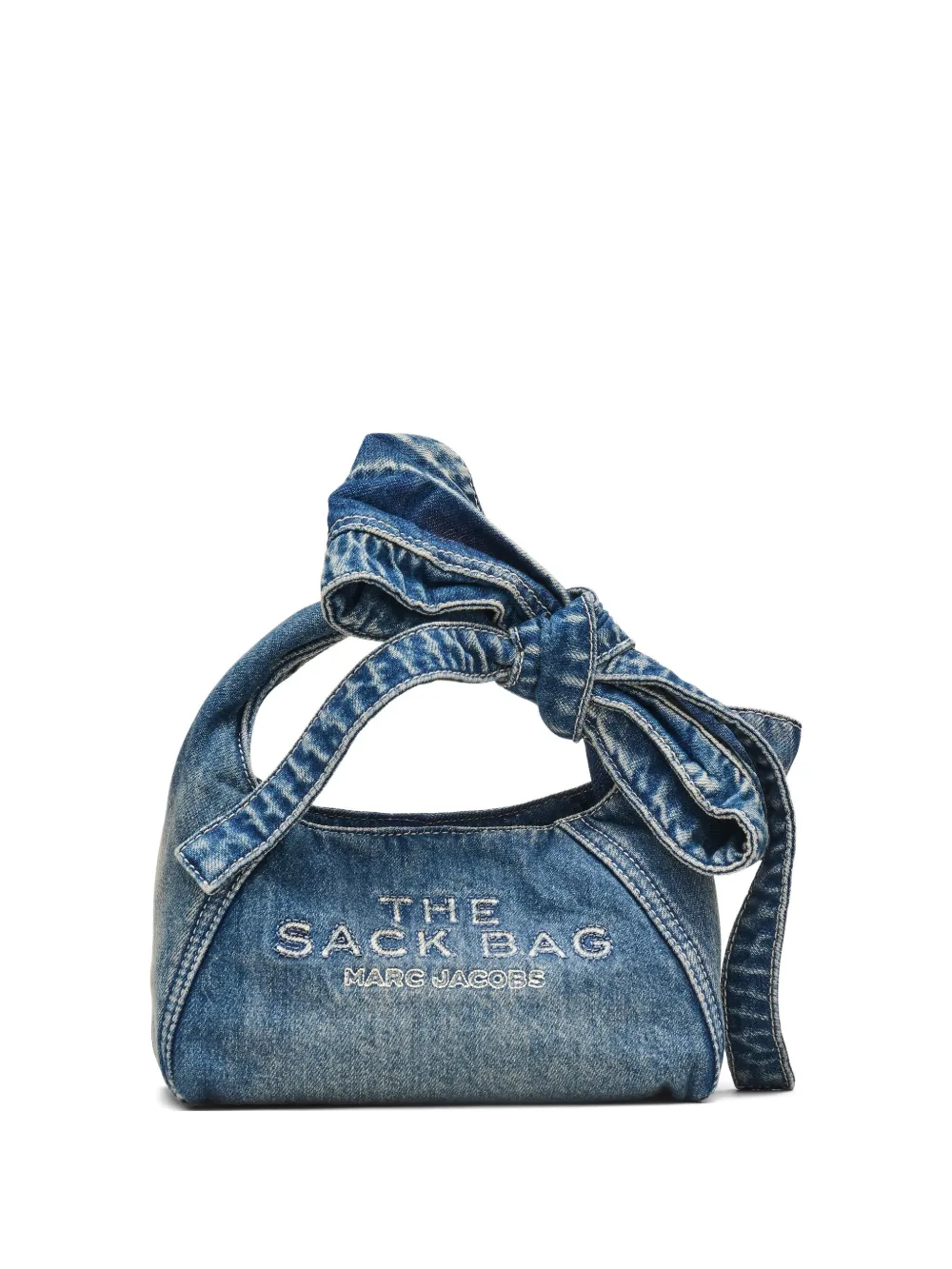 Blue bags, front view