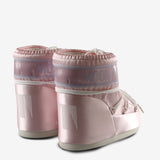 Pink boot, back view