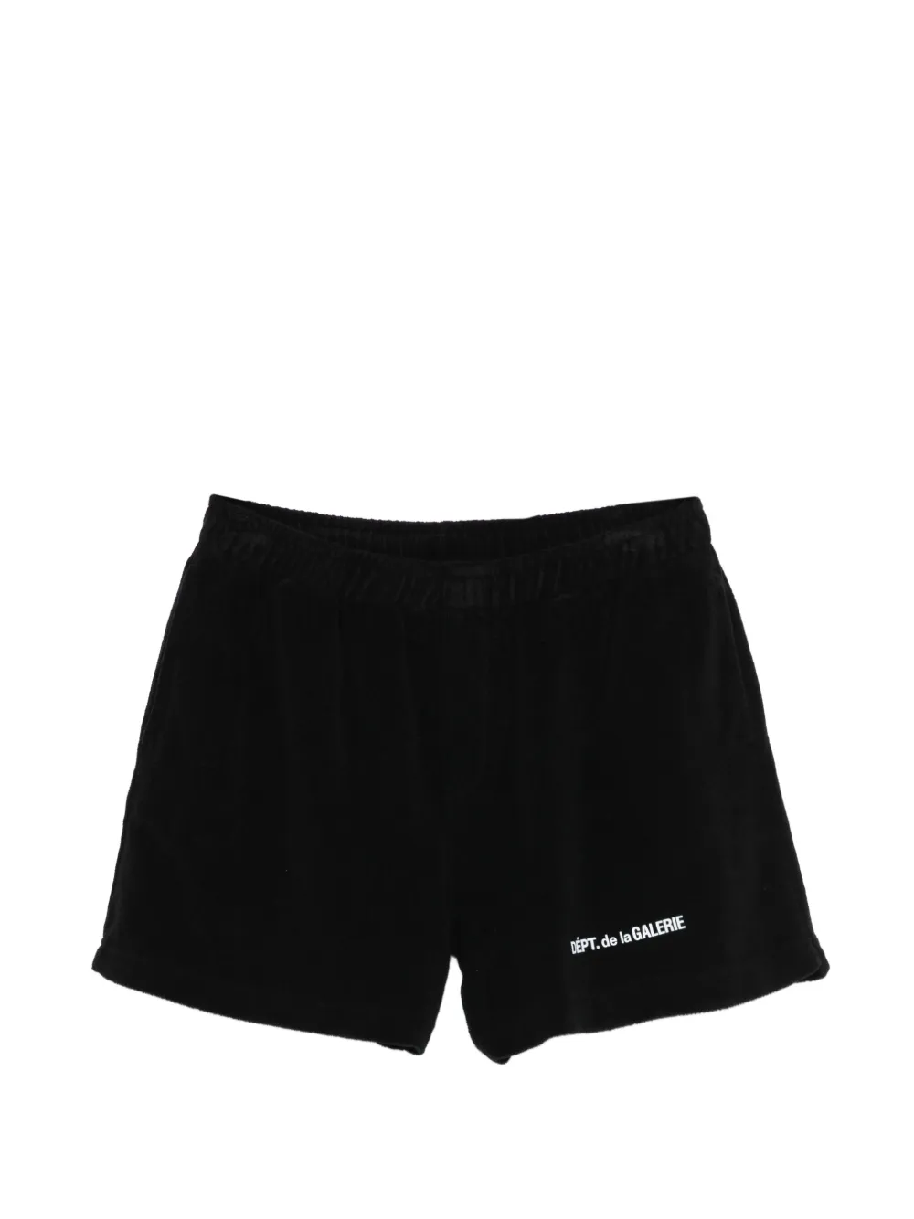 Black shorts, front view