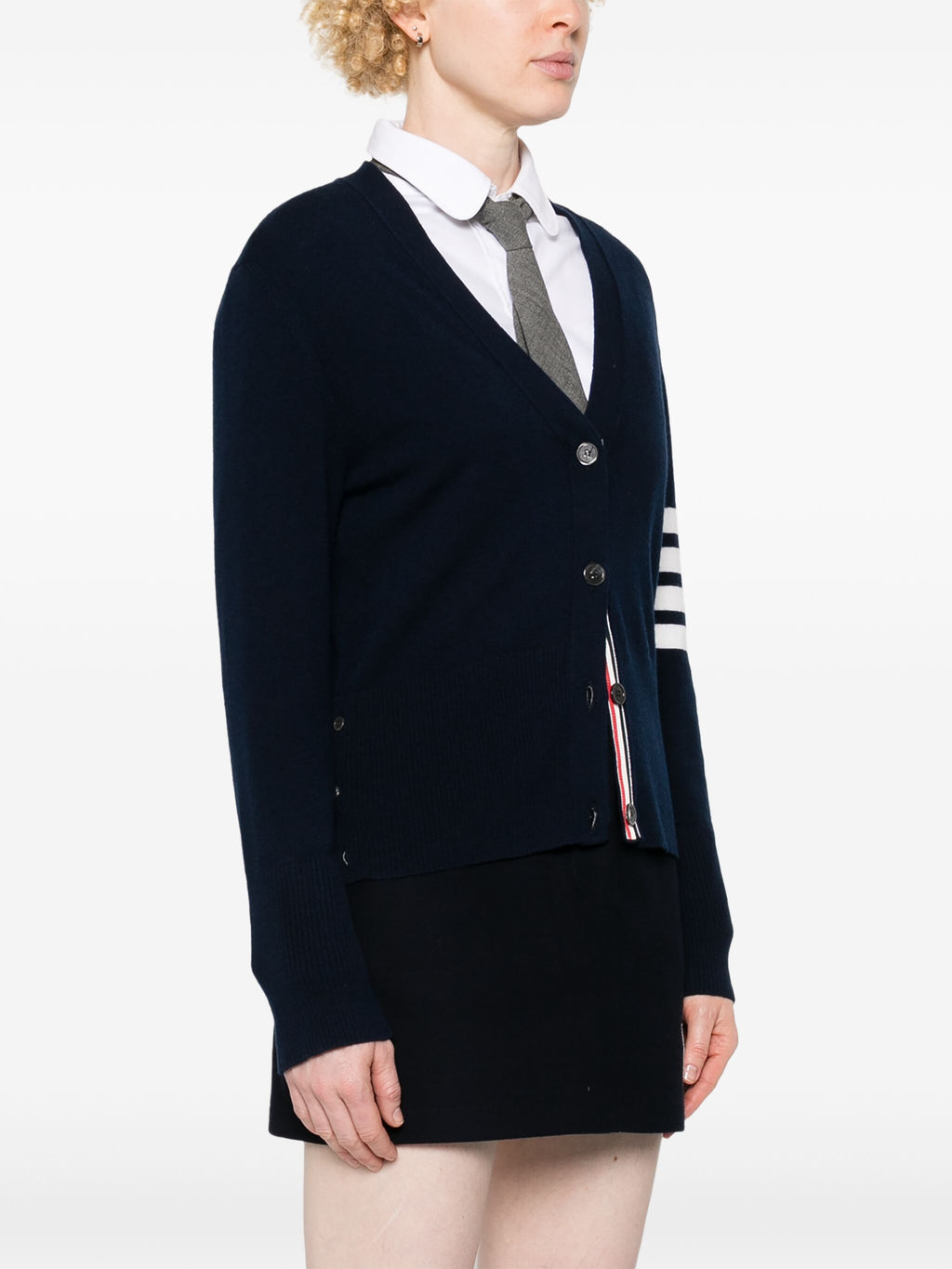 THOM BROWNE - Women Classic V Neck Cardigan