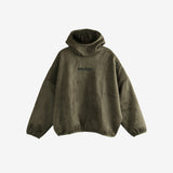 Green hoodie,front view