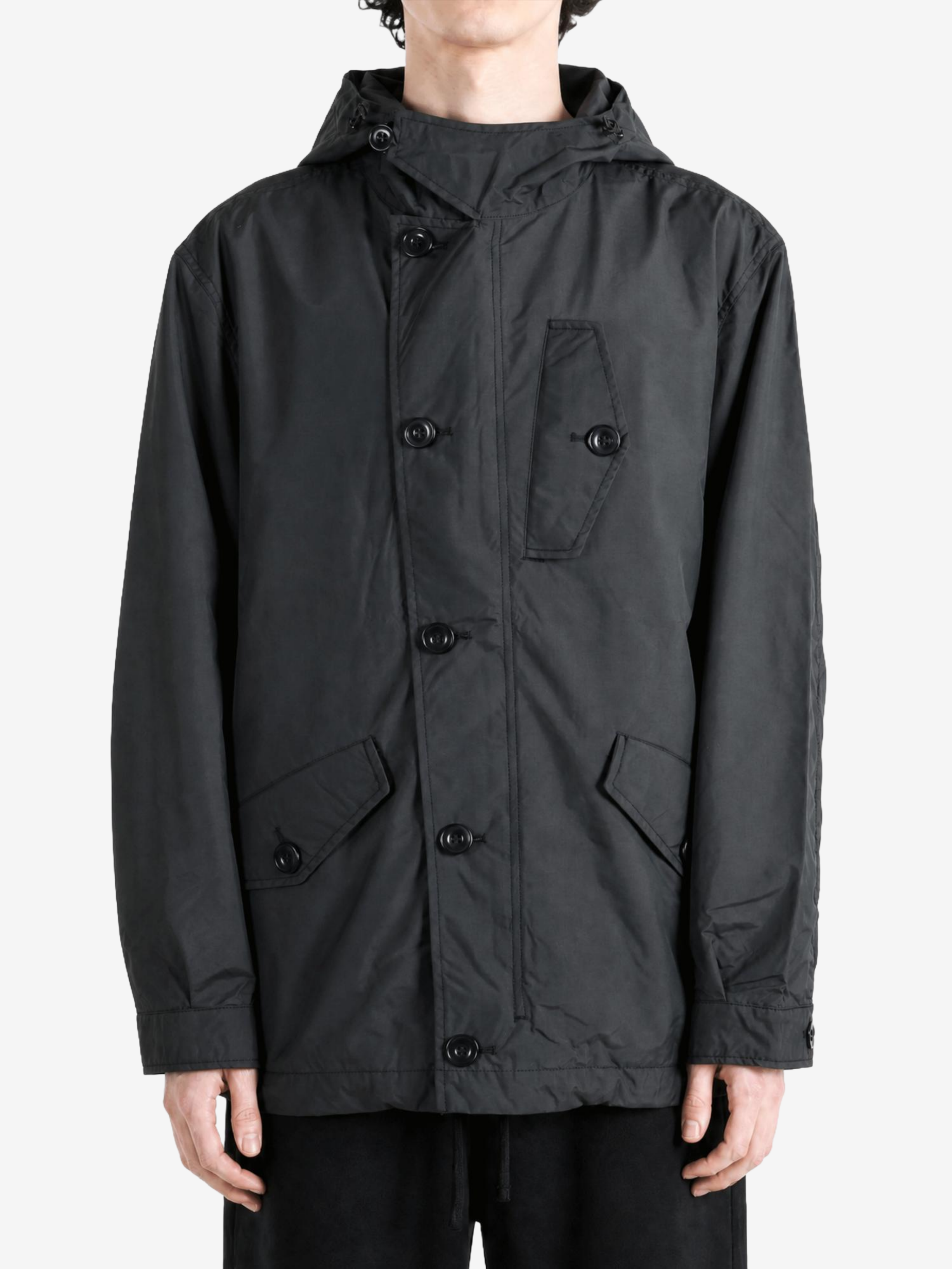 Black jacket, front view