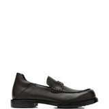 Brown shoes, side view