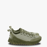 Green sneakers, front view
