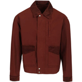 Red jacket, front view