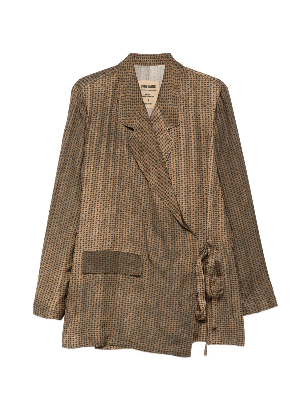 Brown jacket,front view