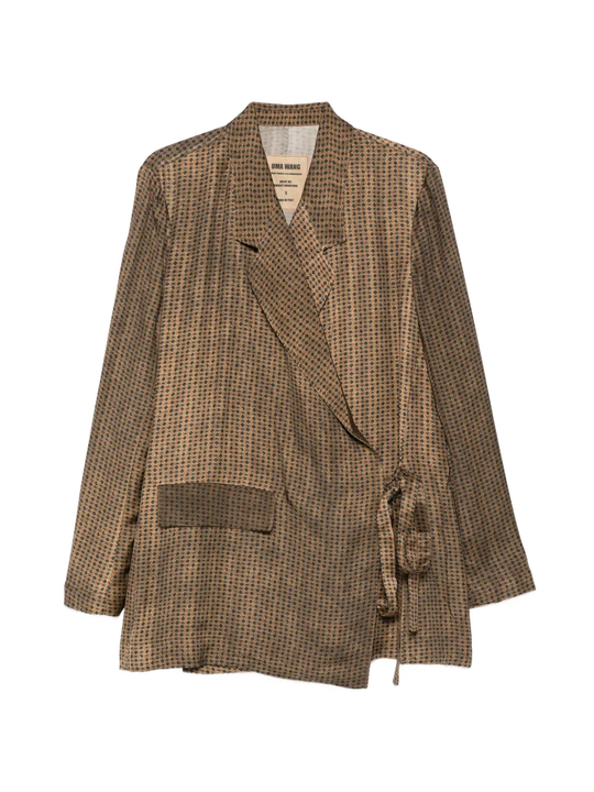 Brown jacket,front view