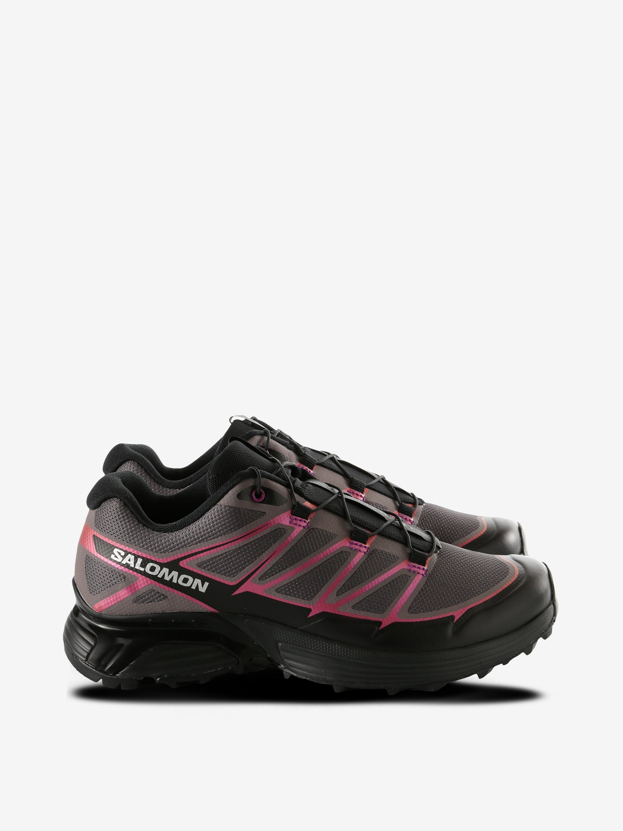 Black sneakers, front view