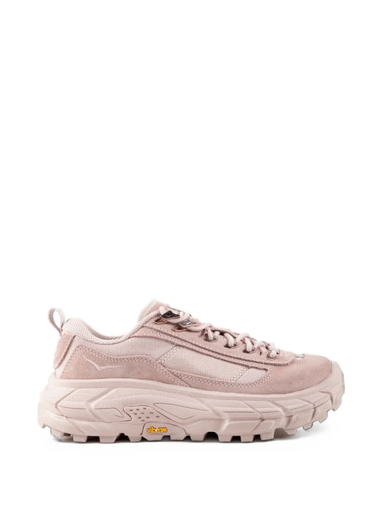 Pink shoes, side view