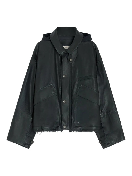 Black jacket, front view