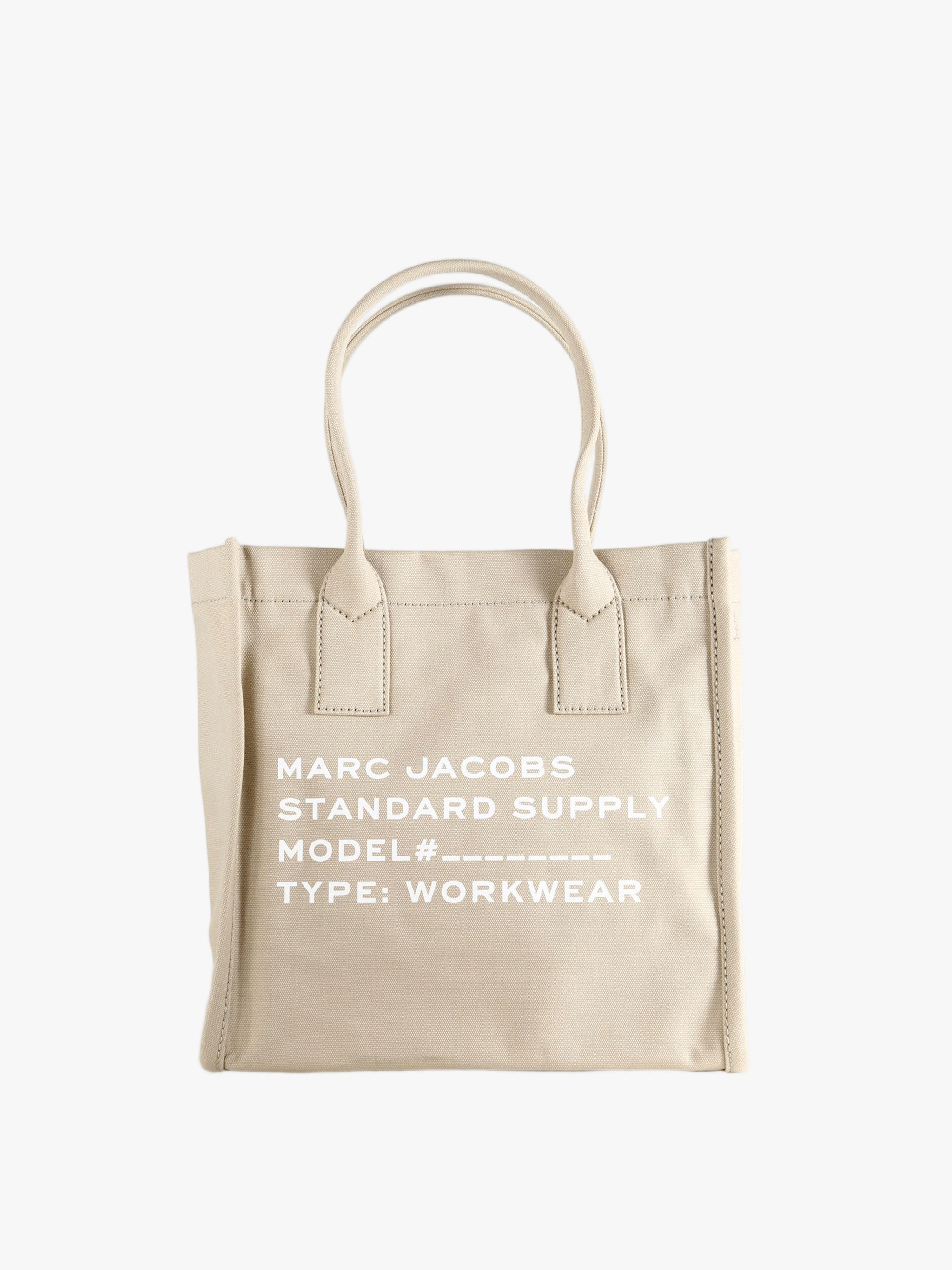 Tan bag, front view