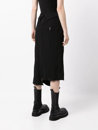 YOHJI YAMAMOTO Women Asymmetric Zip Detail Skirt