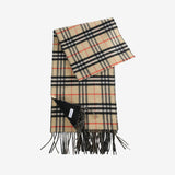 Tan scarves, front view