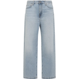 Blue jeans, front view