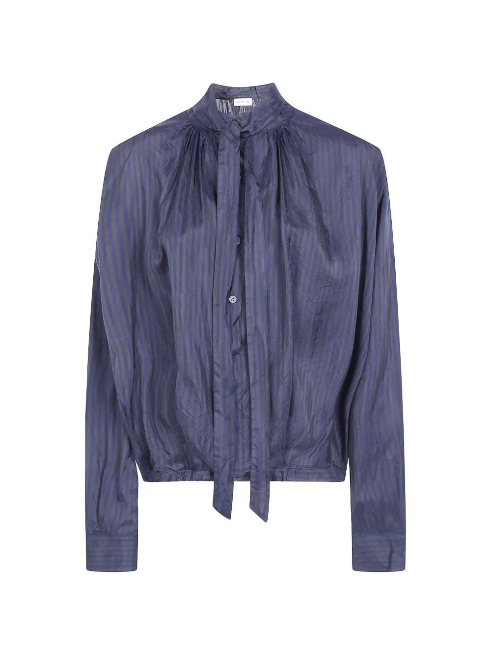 Blue shirt, front view