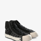 Black sneaker, side view