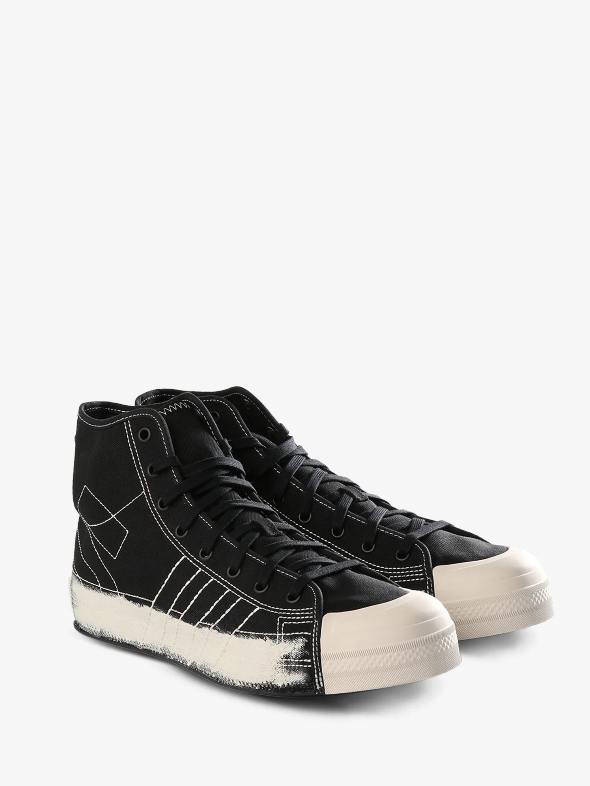 Black sneaker, side view