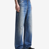 Blue jeans, full body view