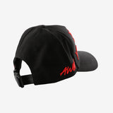 Black hat, back view