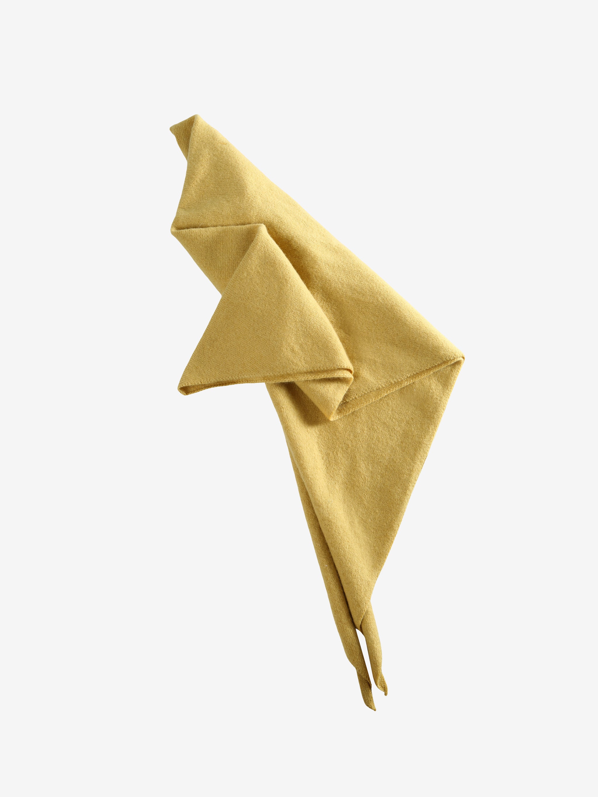 yellow scarf, front view