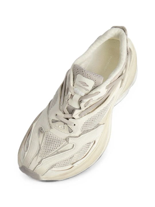 Tan shoes, front view