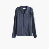 Navy jacket, front view