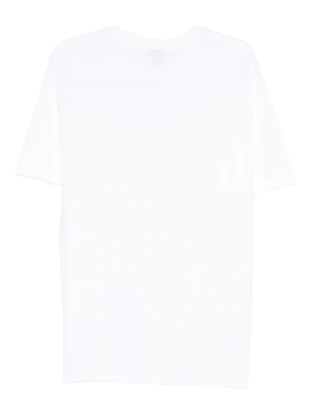 White t-shirt, back view