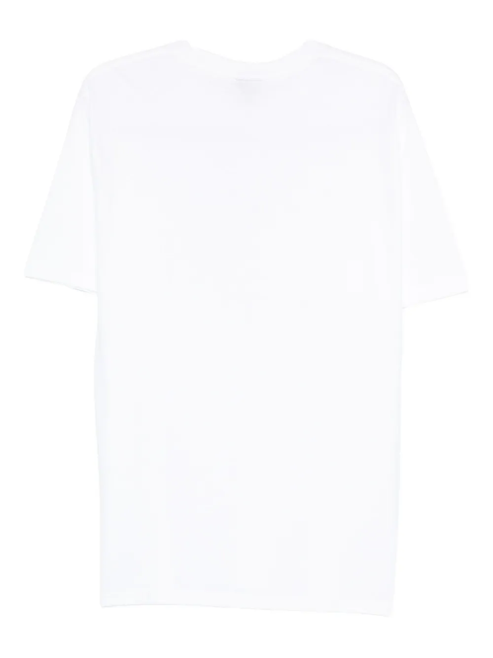 White t-shirt, back view