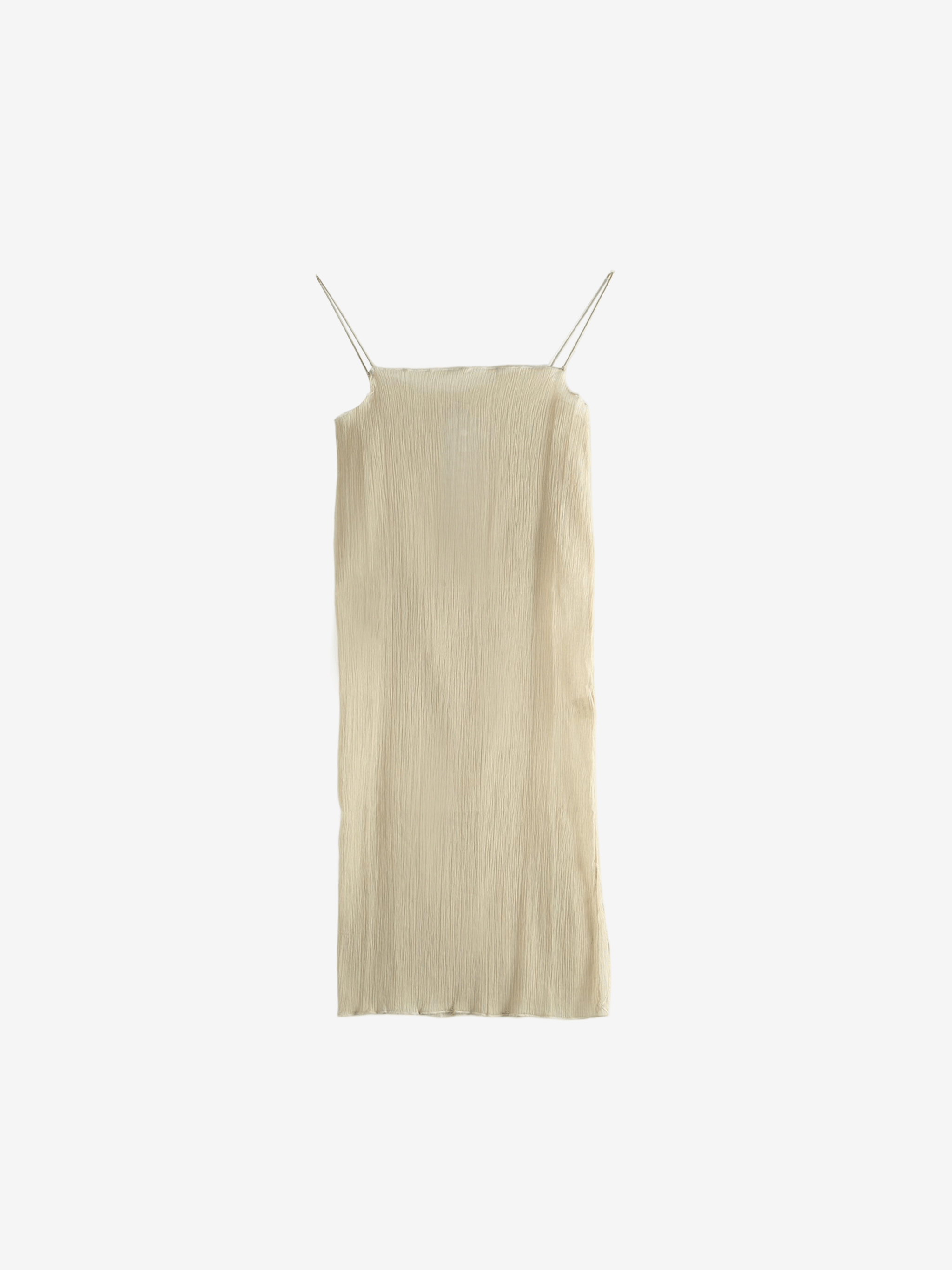 Tan dresses, front view