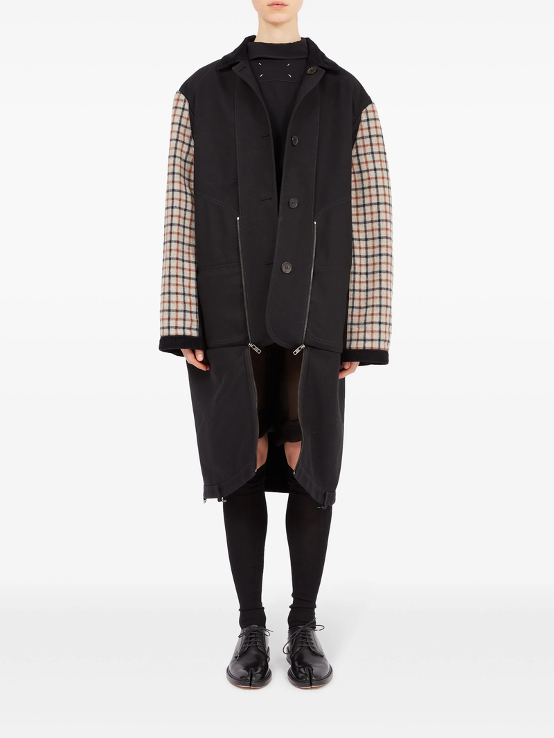 MAISON MARGIELA - Women Contrast Fabric Coat