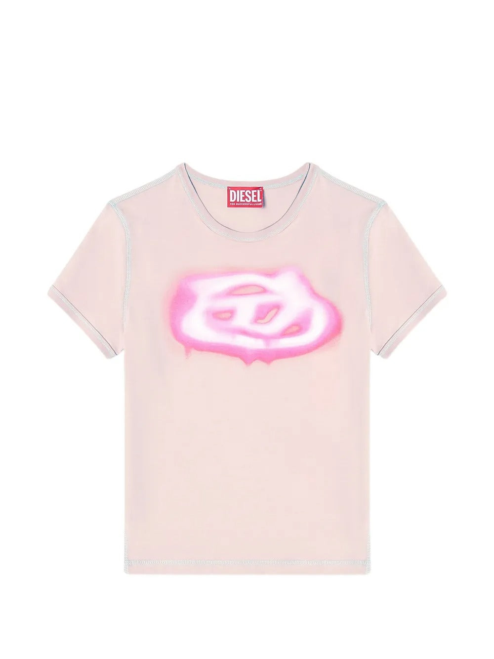 Pink t-shirts, front view