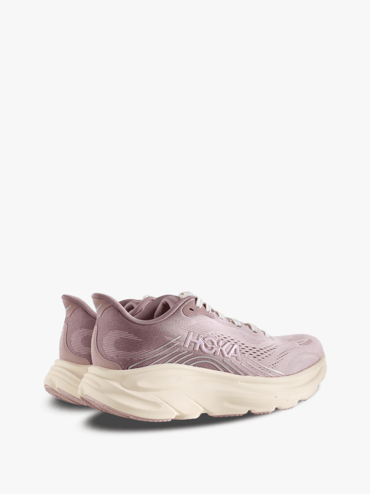 Pink shoes, back view