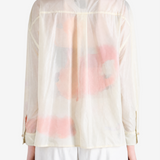 Tan shirt, full body view