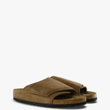 Brown sandals, front view