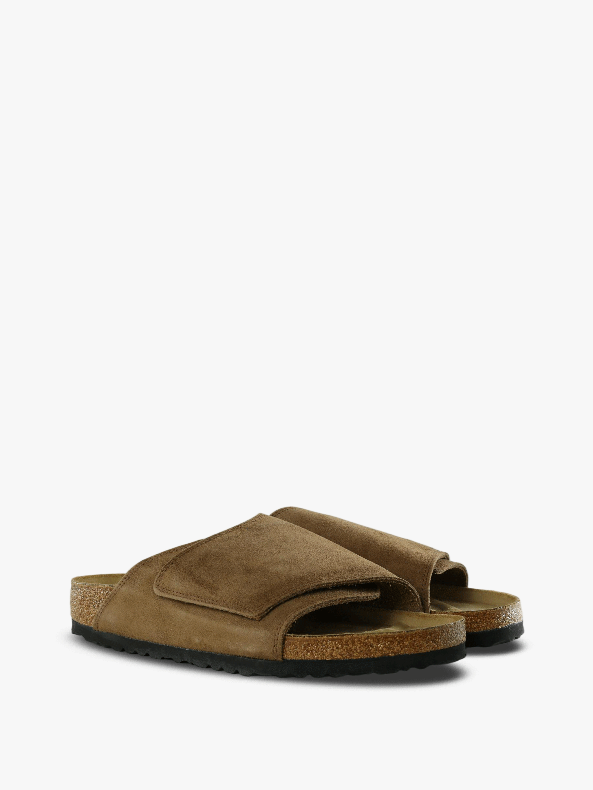 Brown sandals, front view