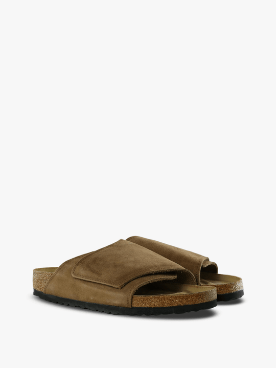 Brown sandals, front view