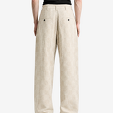 Tan pants, full body view