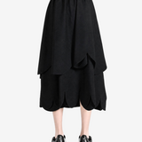 Black skirt, front view
