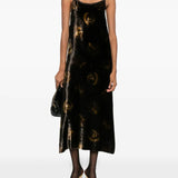 Brown dresses, full body view