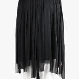 Black knitwear, front view