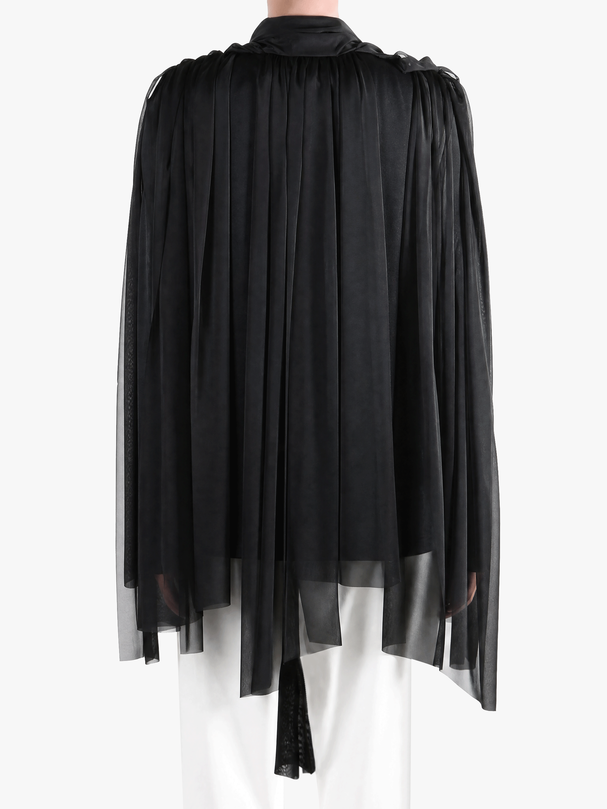 Black knitwear, front view